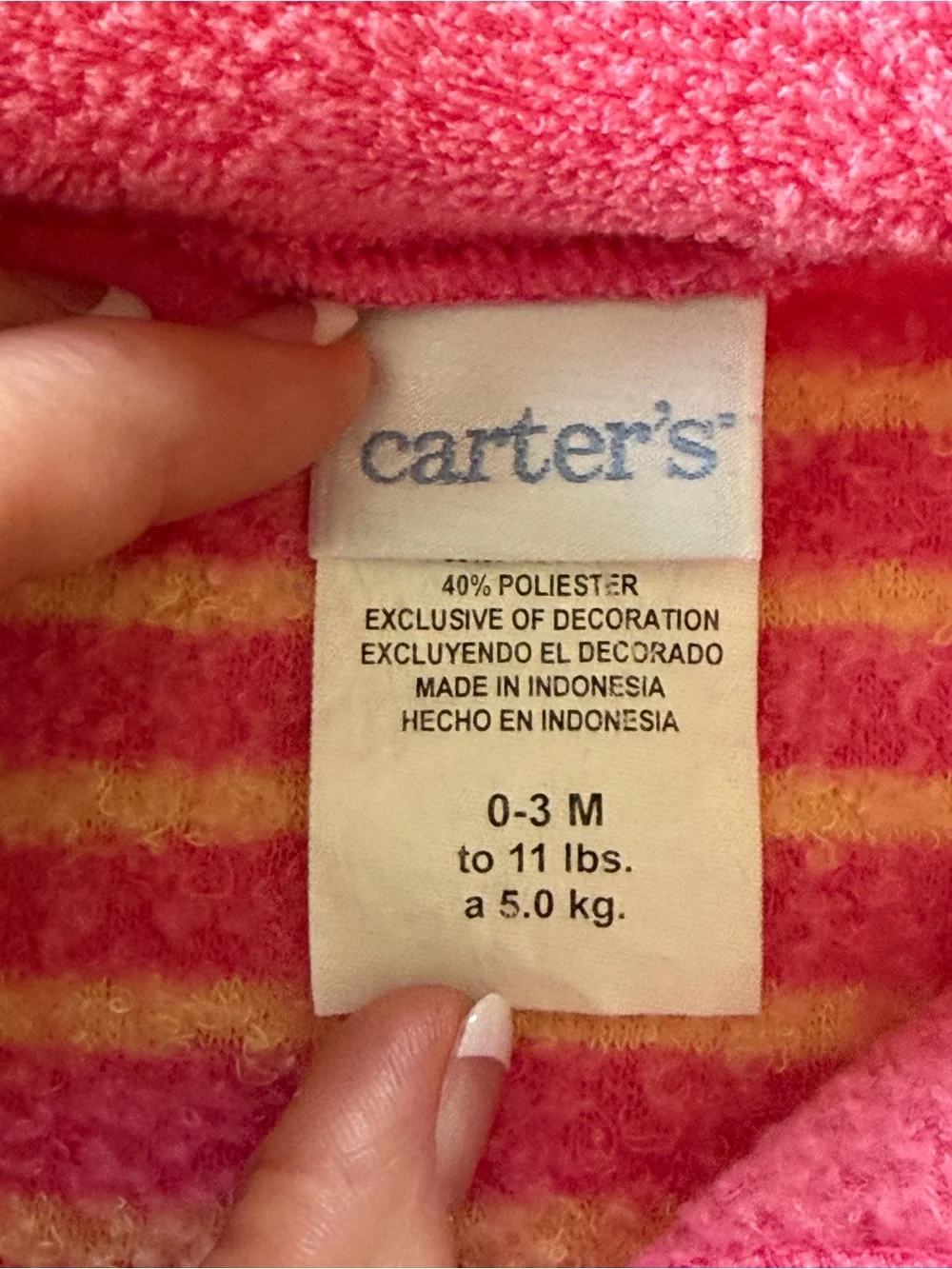Vintage Y2K Carter’s Baby Girl 3 Piece Sleeper Bundle 0-3M
